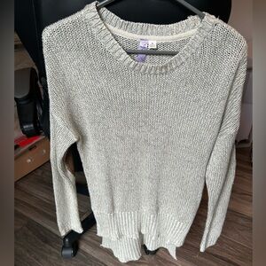 LPA Light Gray Crew Neck Sweater